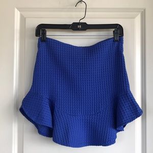 Zara Skirts - Zara blue mini skirt Zara Skirts - Zara blue mini skirt